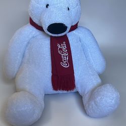 coca-cola (big) polar bear plush