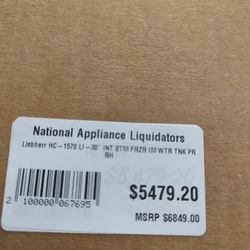 Liebherr HC1570 30 Inch Counter Depth Bottom Freezer Refrigerator