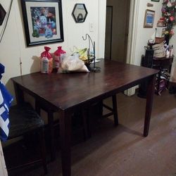 36 × 60  Used  Heavy  Solid  Wood  Table