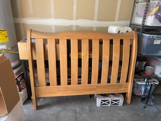 Queen Solid Maple headboard & footboard