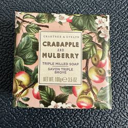 Crabtree & Evelyn Triple Milled Hand Soap 3.5oz - 2 Pack - Crabapple & Mulberry