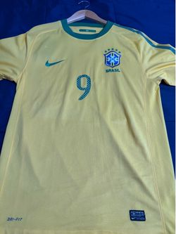 Nike Ronaldo Brazil Jersey Yellow Green, Size M New with Tags