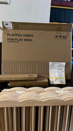 Playpen yards for play area