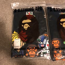 Bape x Dbz Ds Trunks/ Frieze Tee Sz L