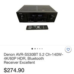 Denon Bluetooth AVR S530BT