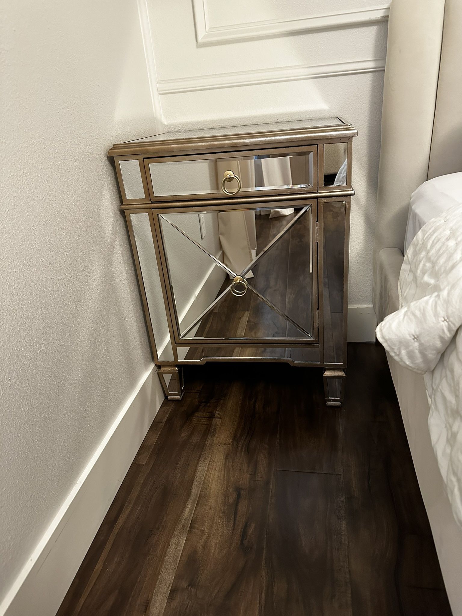 Mirrored Nightstands - Set Of 2