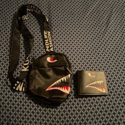Shark FaceBad And Wallet Bundle 