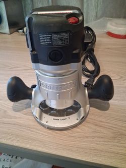 Craftsman 12-amp, 2-hp Fixed/Plunge Base Router (contact info removed)3