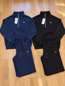 Alo Half-Zip Sweatsuit Set