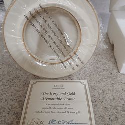 Ivory And Gold Memorable Frame