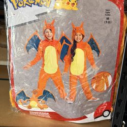 Charizard Kids Costume Pokemon Size Medium 7-8