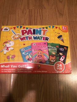 Water Coloring Book Kids Craft Kit