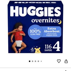 HUGGIES SIZE 4 -116 Pieces 