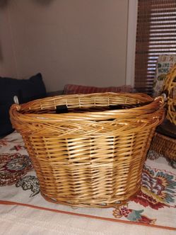 Wicker Bike Basket