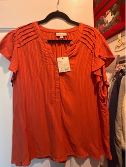 Knox rose top new with tags size XL
