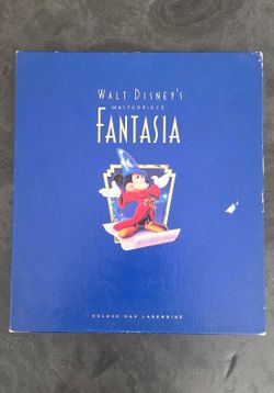 Disney Fantasia Limited Commemorative Edition LaserDisc Box Set w/ COA & Lithograph Complete