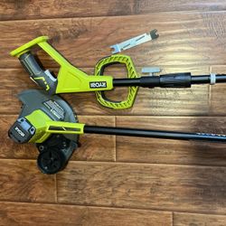 Ryobi ONE+ 18V 9"in. Cordless Battery Edger P2300VNM(TOOL ONLY ) - NEW Open Box