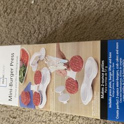 Mini Mini Burger  Press