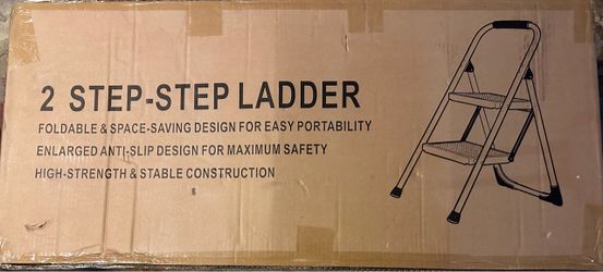 New 2 Step Folding Step Ladder