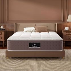 Twin Mattress, 8 Inch Hybrid Twin Size Mattress in a Box, Cooling Gel Memory Foam Mattresses with Pocket Springs,