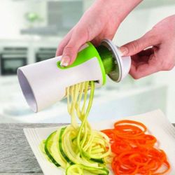 Multifunction Spiral Vegetable Cutter Handheld Vegetable Spiralizer Fruit Spiral Slicer