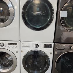 used Like New LG Front Load Washer and NEW LG Stackable Electric 220volt Dryer Set