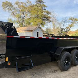 New 8x2x14 SCISSOR LIFT Hydraulic Dump Trailer Fully Loaded ☘️