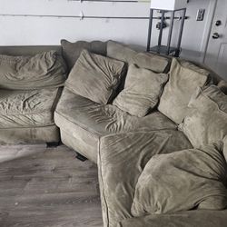 FREE COUCH.  3 PIECE VERY COMFORTABLE 