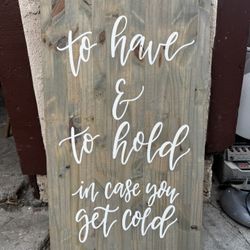 Wedding Sign