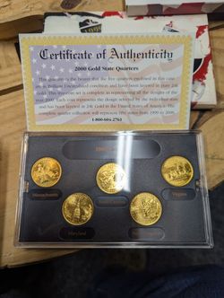 2000 Gold Edition State Quarter Collections 