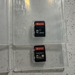 Nintendo Switch Games - Skyrim & Dark Souls