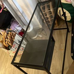 Glass Top Desk 