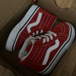 Red vans 5c 