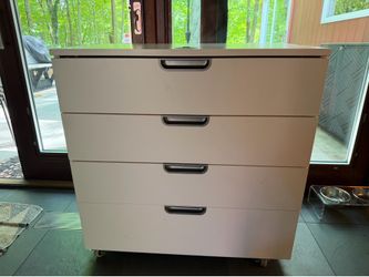 Ikea GALANT drawers on wheels