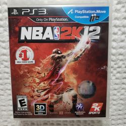 PS3 NBA 2K12 Game like new condition 