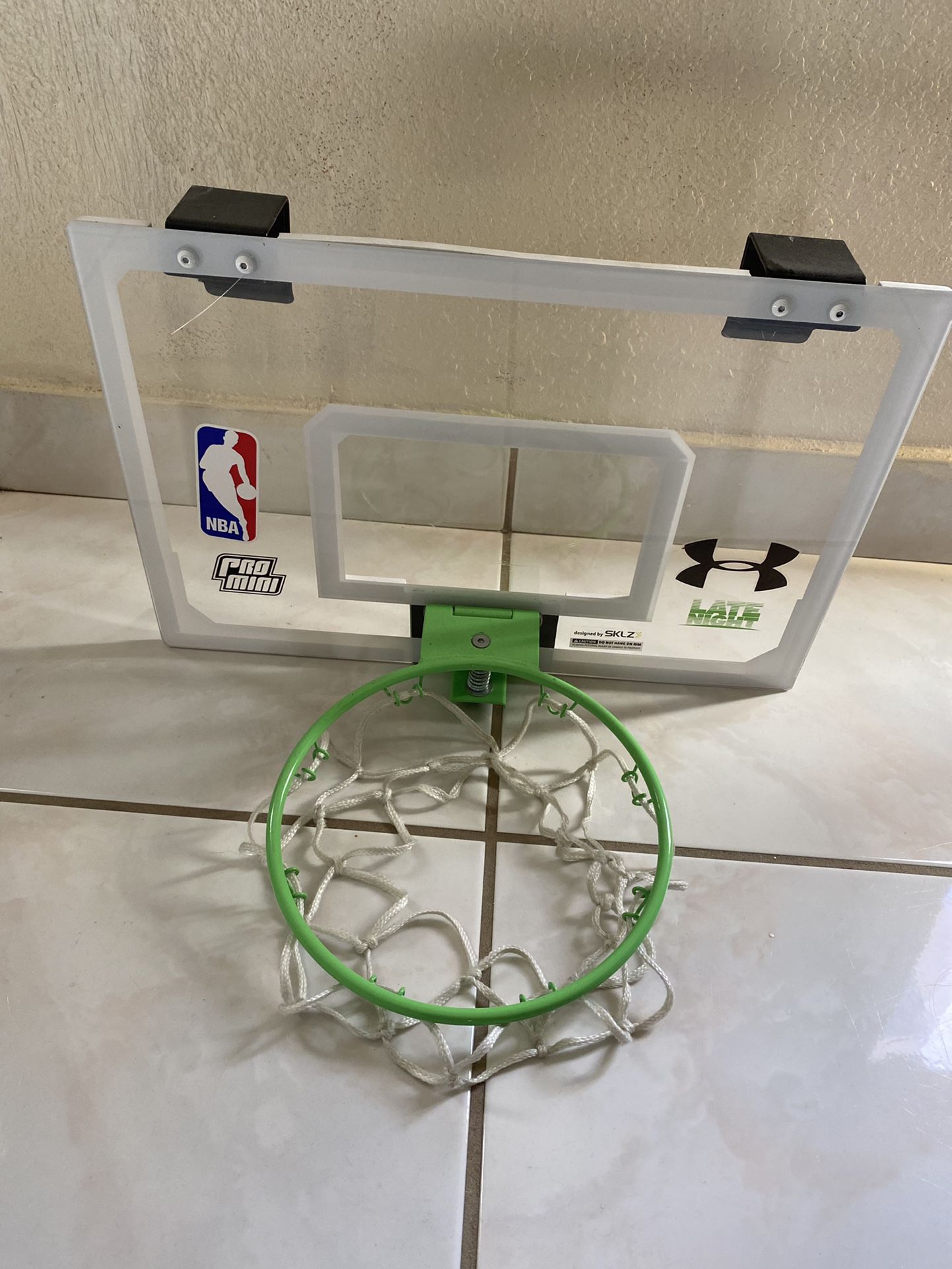 Mini Basketball Hoop Glow in A Dark Net 