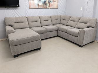 💫Modern Clean & Comfy Grey sectional! U Shape
