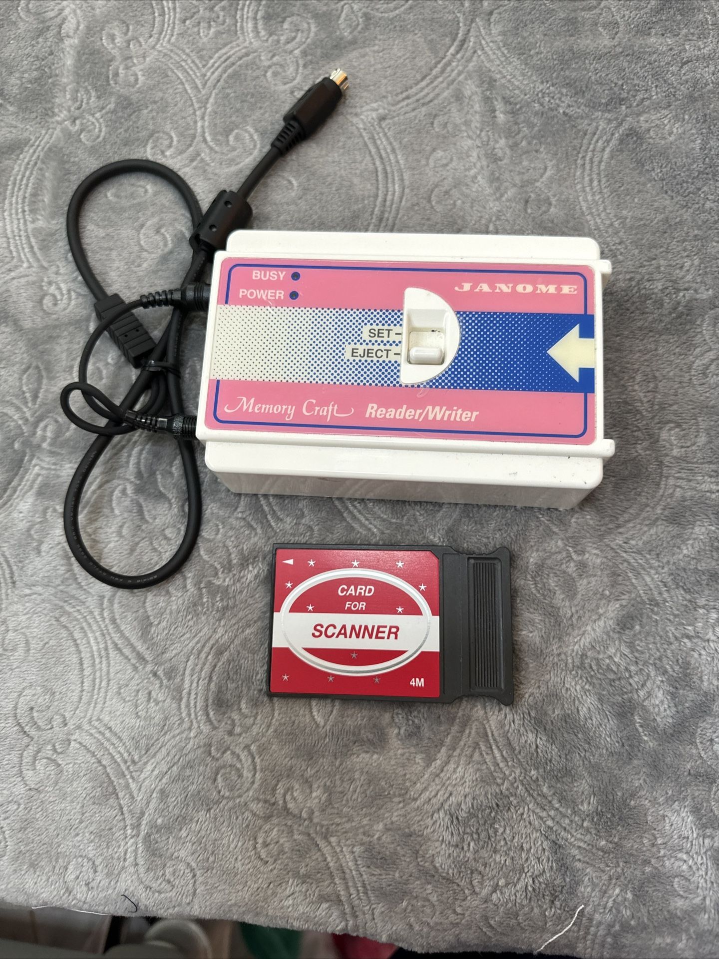 Janome Customizer 2000, Memory Craft Reader Writer - Unit & 1 Scanner Card Only