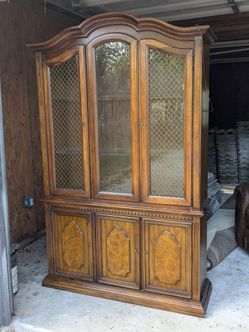 Wooden China Cabinet