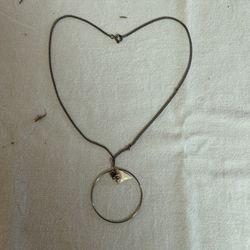 Silver chain with shark tooth necklace