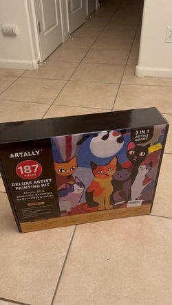 Artally 187-Piece Deluxe Artist Painting Kit
