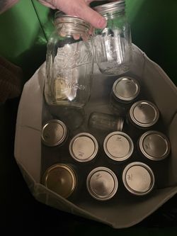 13 canning jars