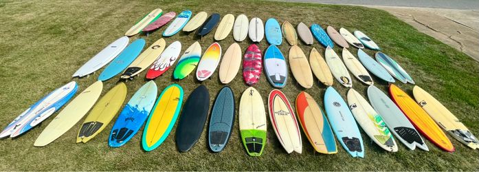 Surfboards! Longboards, Shortboards, Fish, Funboards, Foam boards & More!