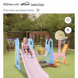 Playground Plastic Kids With Slide