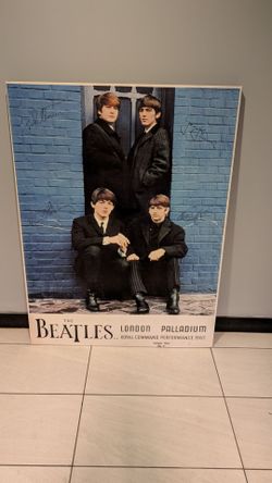 The Beatles canvas print poster !