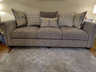 Sofa,chair,cocktail table & rug