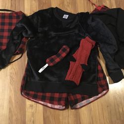 Brand New Pjs Med, Large, Extra Large One Set Is Shorts And Comes With A Bag And Socks And A Mask 