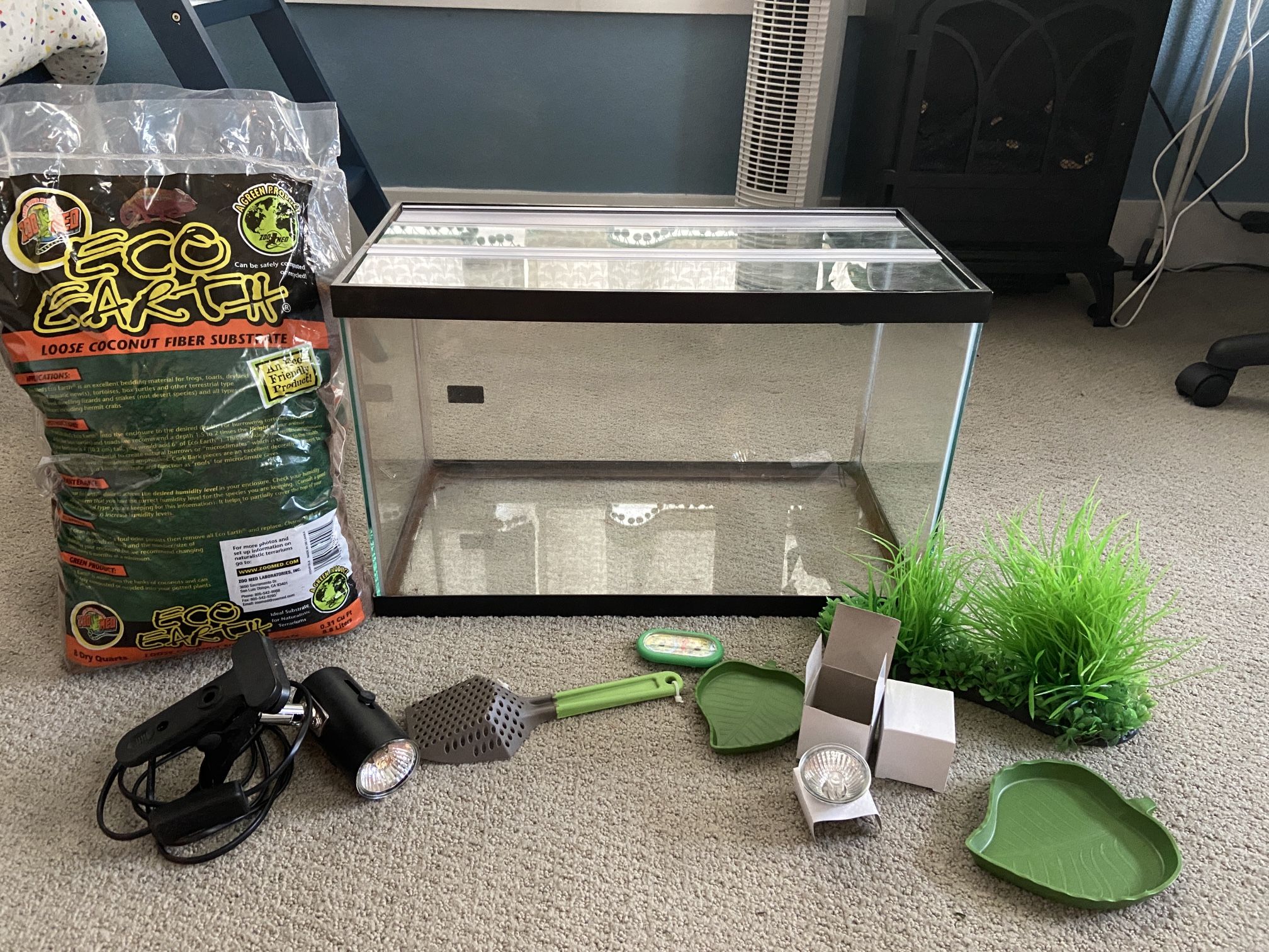 Terreraium For Pets, Hermit Crab Kit, Tank For Lizards