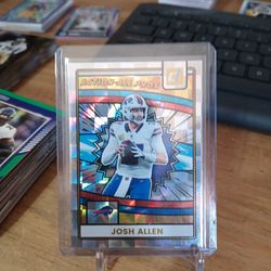 Josh Allen Action -all Pros Insert Card 