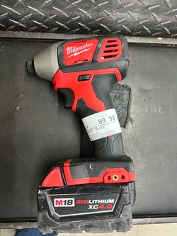 Milwaukee 2656-20 1/4” Impact w/5ah Battery